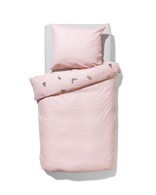 housse de couette enfant coton doux 140x200 papillon