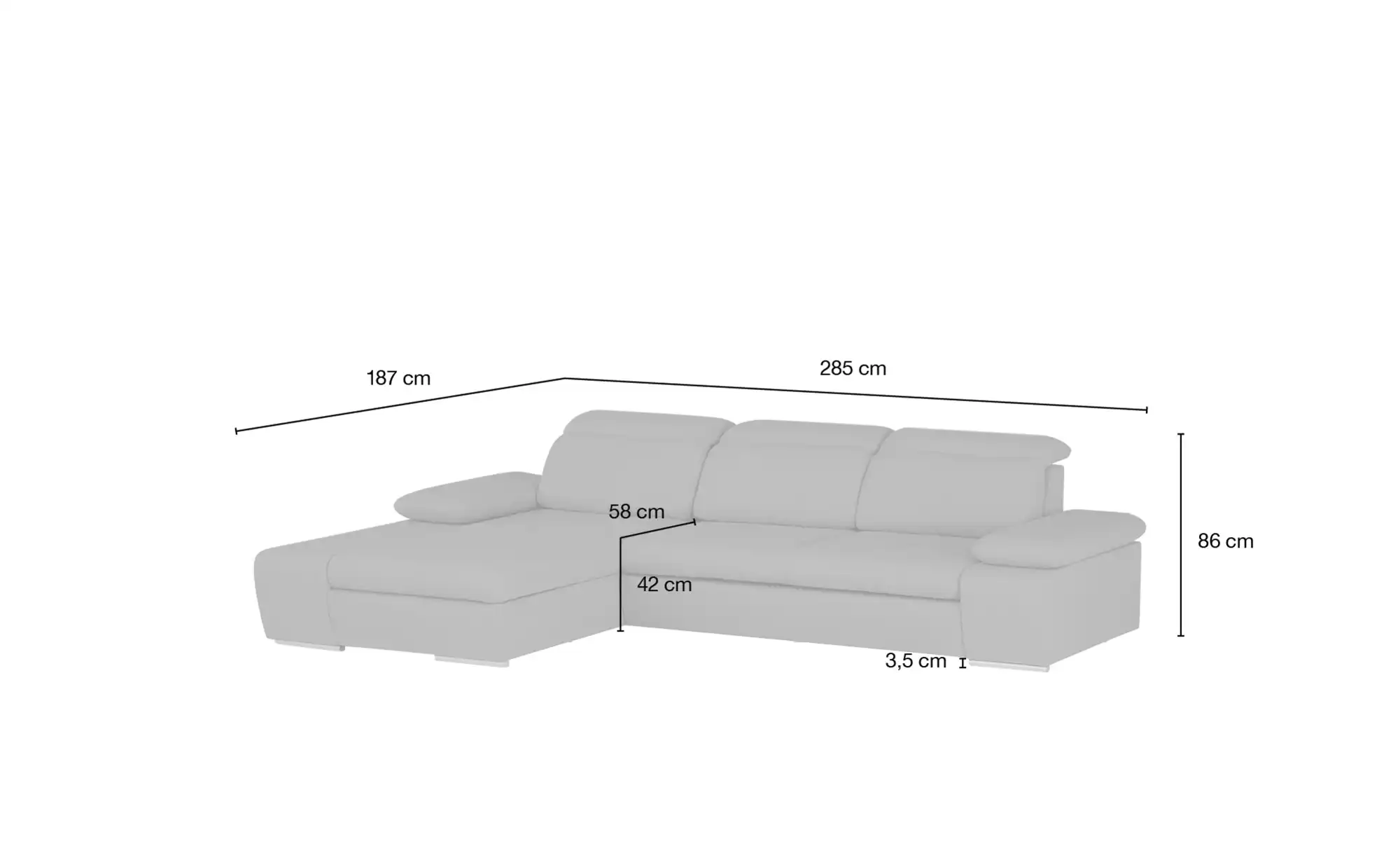 switch Ecksofa Avilla