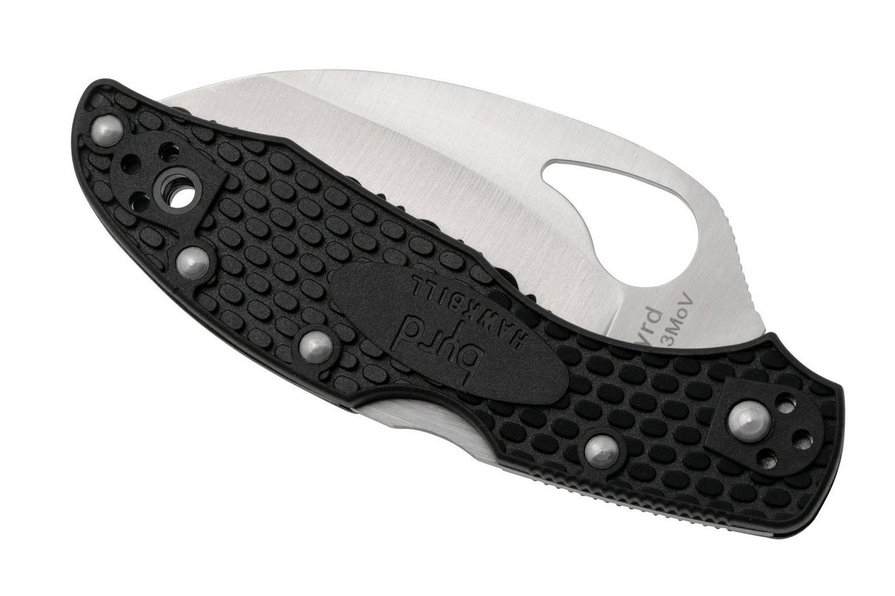 Spyderco Byrd Meadowlark Hawkbill BY22SBK serrated zakmes
