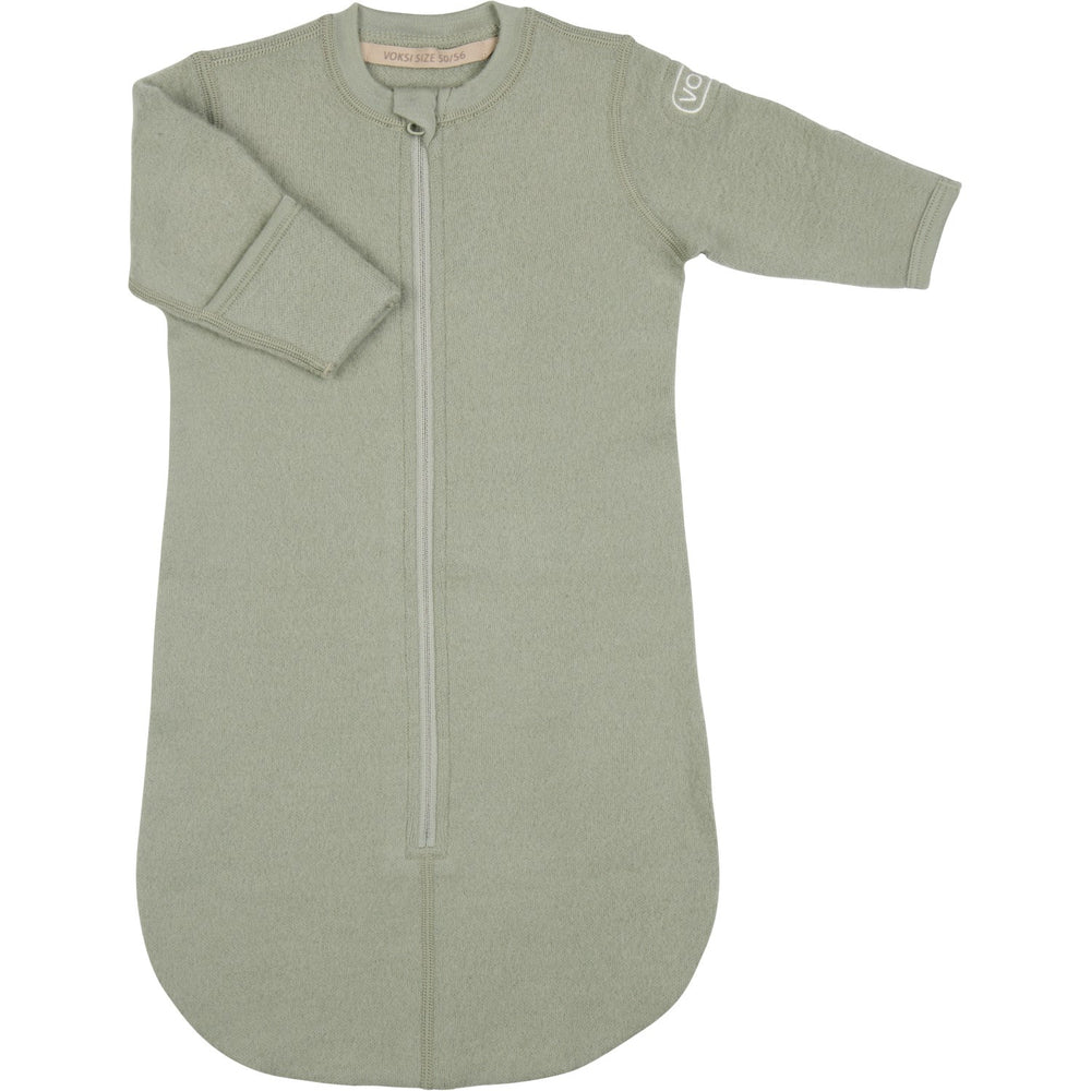 Køb Voksi® Misty Green Wool Baby Sovepose Fleece