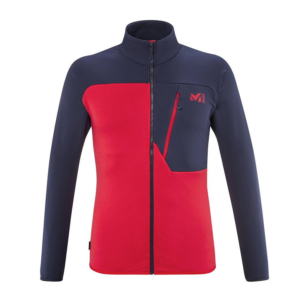 Millet SENECA - Polaire Homme rouge/saphir