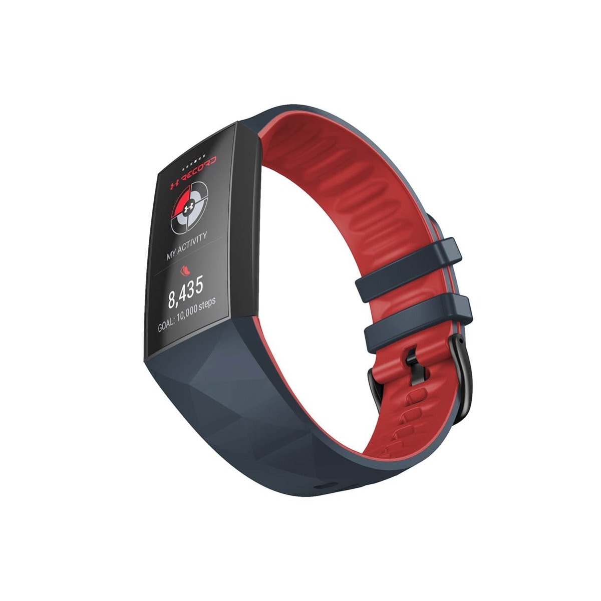 Twin Sport armbånd Fitbit Charge 4 - Mørk grå/rød