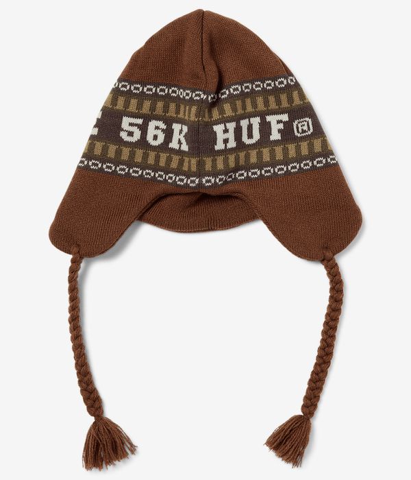 HUF x Bronze 56k Flap Mütze (brown)