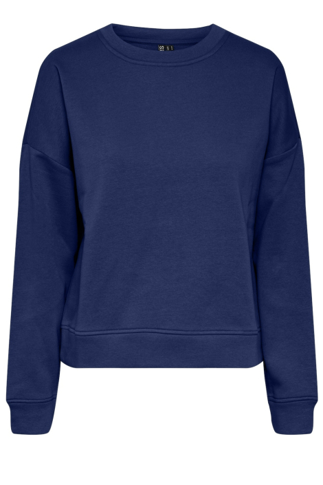 Pieces blauwe dames sweater