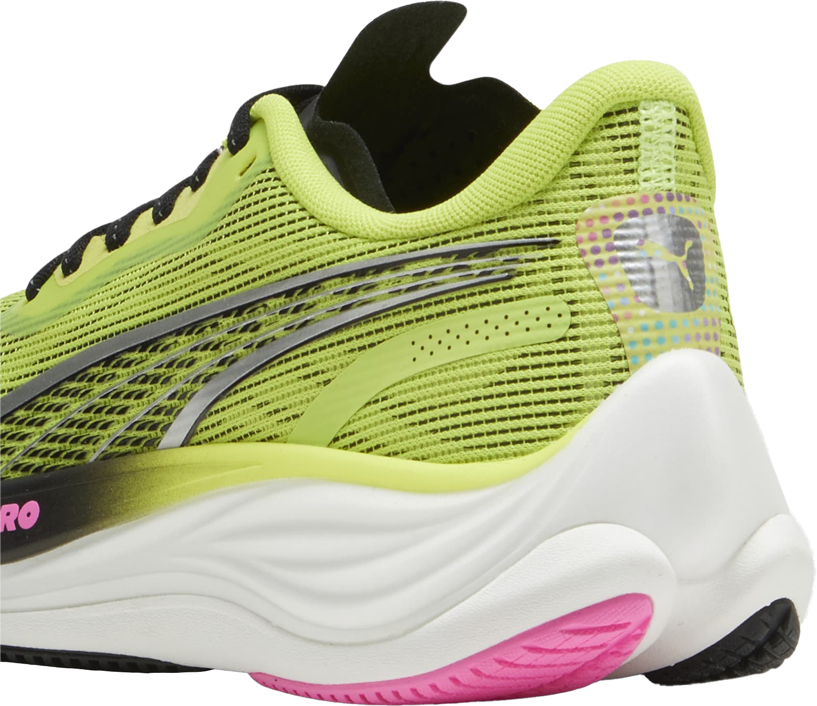 Velocity Nitro 3 Psychedelic Rush Dame Lime Pow/PUMA Black/Poison Pink