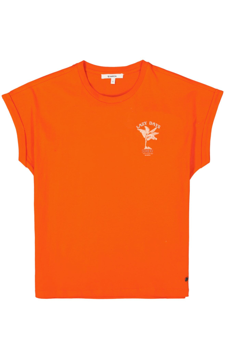 Garcia oranje dames t-shirt