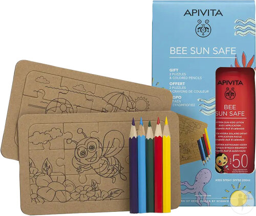 Apivita Bee Sun Safe Kids Spray IP50 Flacon 200ml + Cadeau