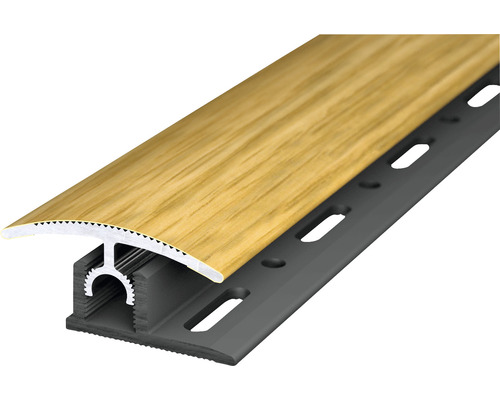 PROFI-TEC MASTER overgangsprofiel, licht eiken aluminium, 34x2700mm