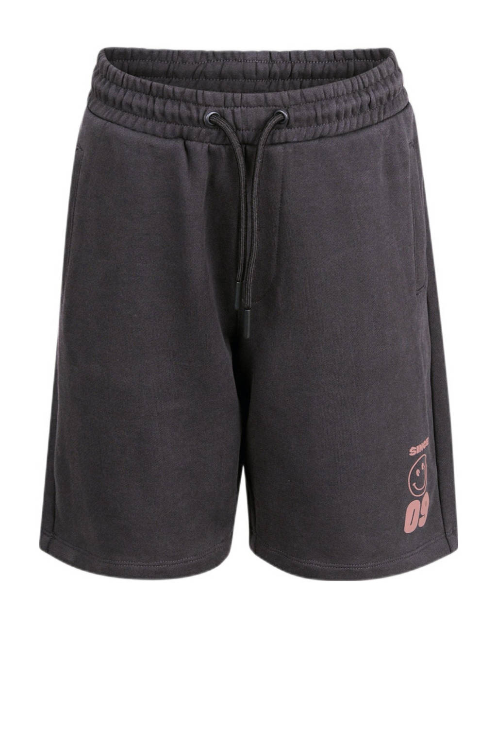 Shoeby regular fit sweatshort antraciet