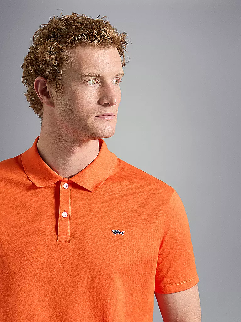 PAUL & SHARK Poloshirt orange