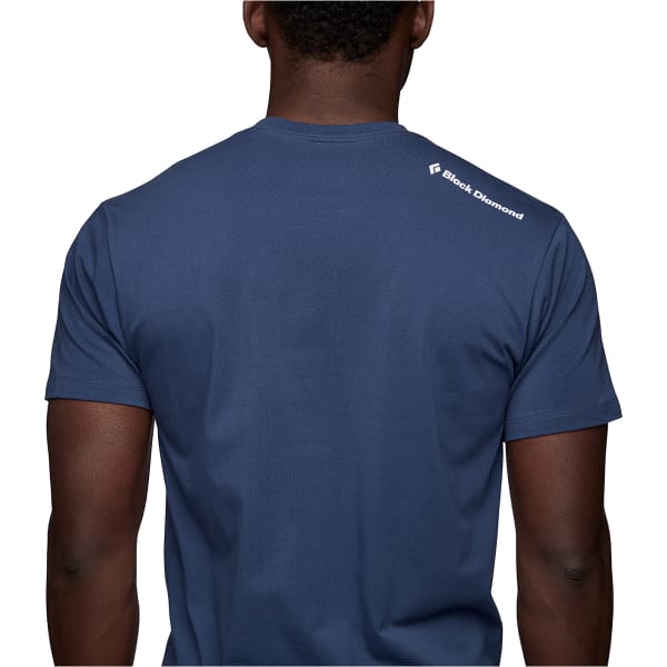 T-shirt BLACK DIAMOND M SPACESHOT SS TEE INK BLUE