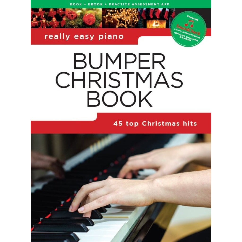 Wise Publications Really Easy Piano: Bumper Christmas Book pianoboek met audio online
