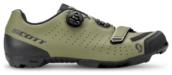 Chaussures VTT Homme Scott Comp Boa Vert/Noir