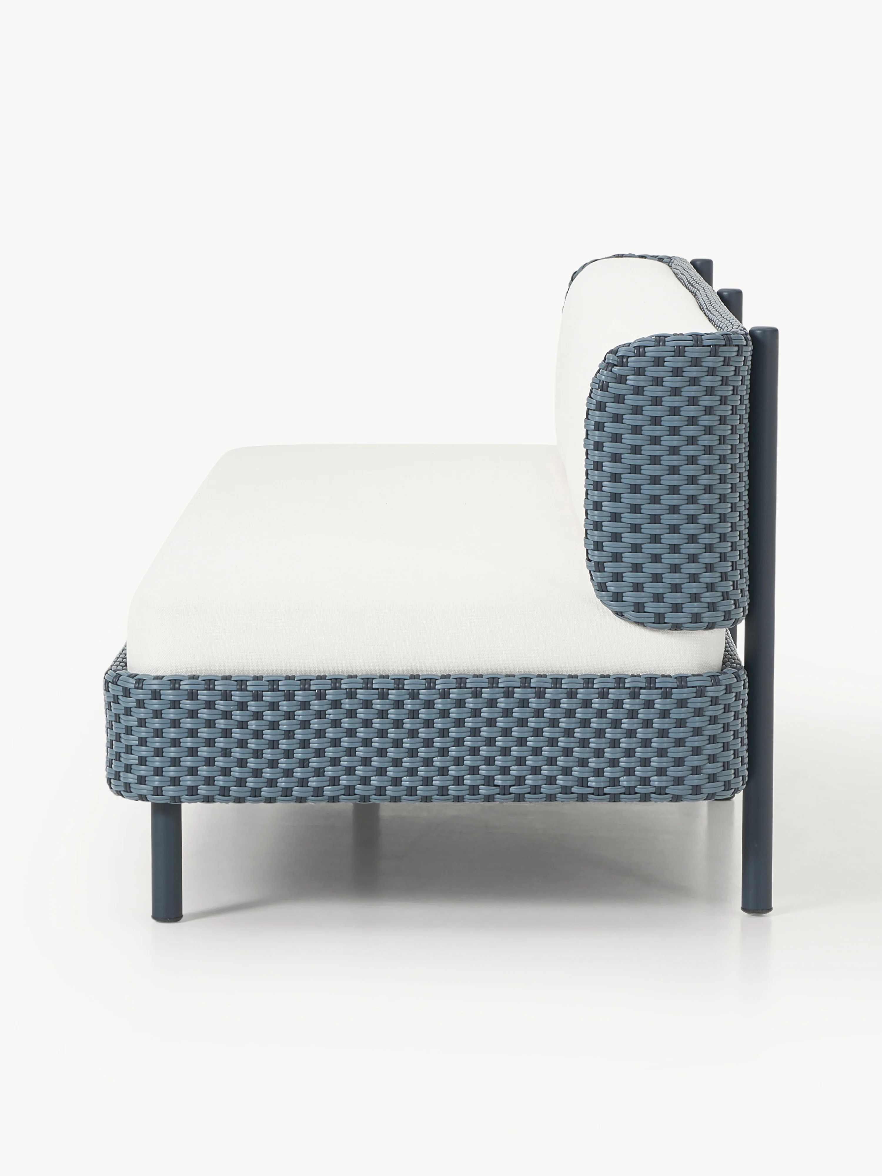 Modulaire tuinbank Hani (3-zits) met beschermhoes