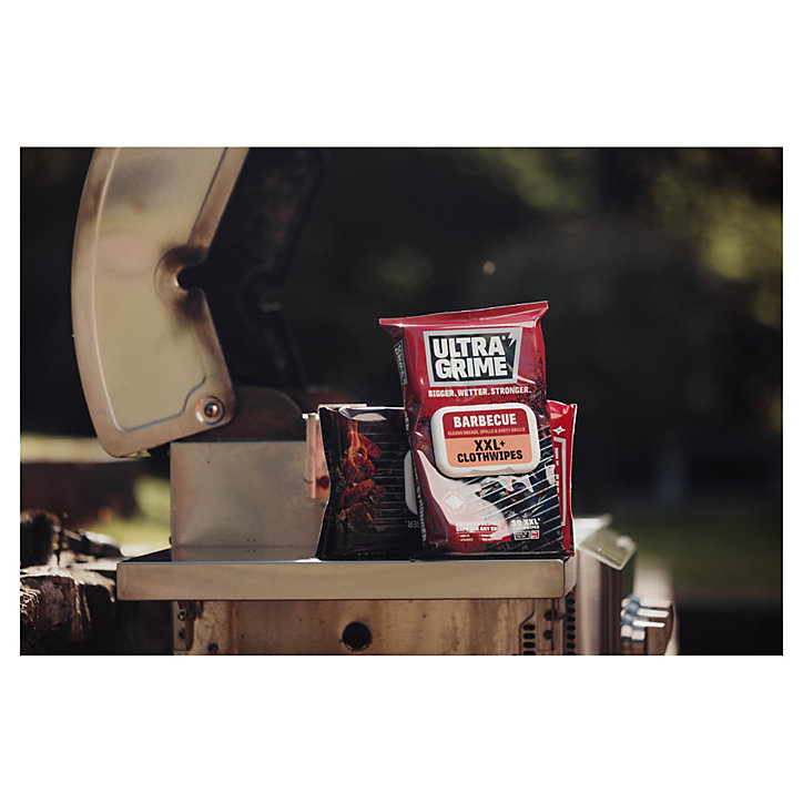 30 lingettes barbecue premium XXL UltraGrime L.38 x l.25 cm