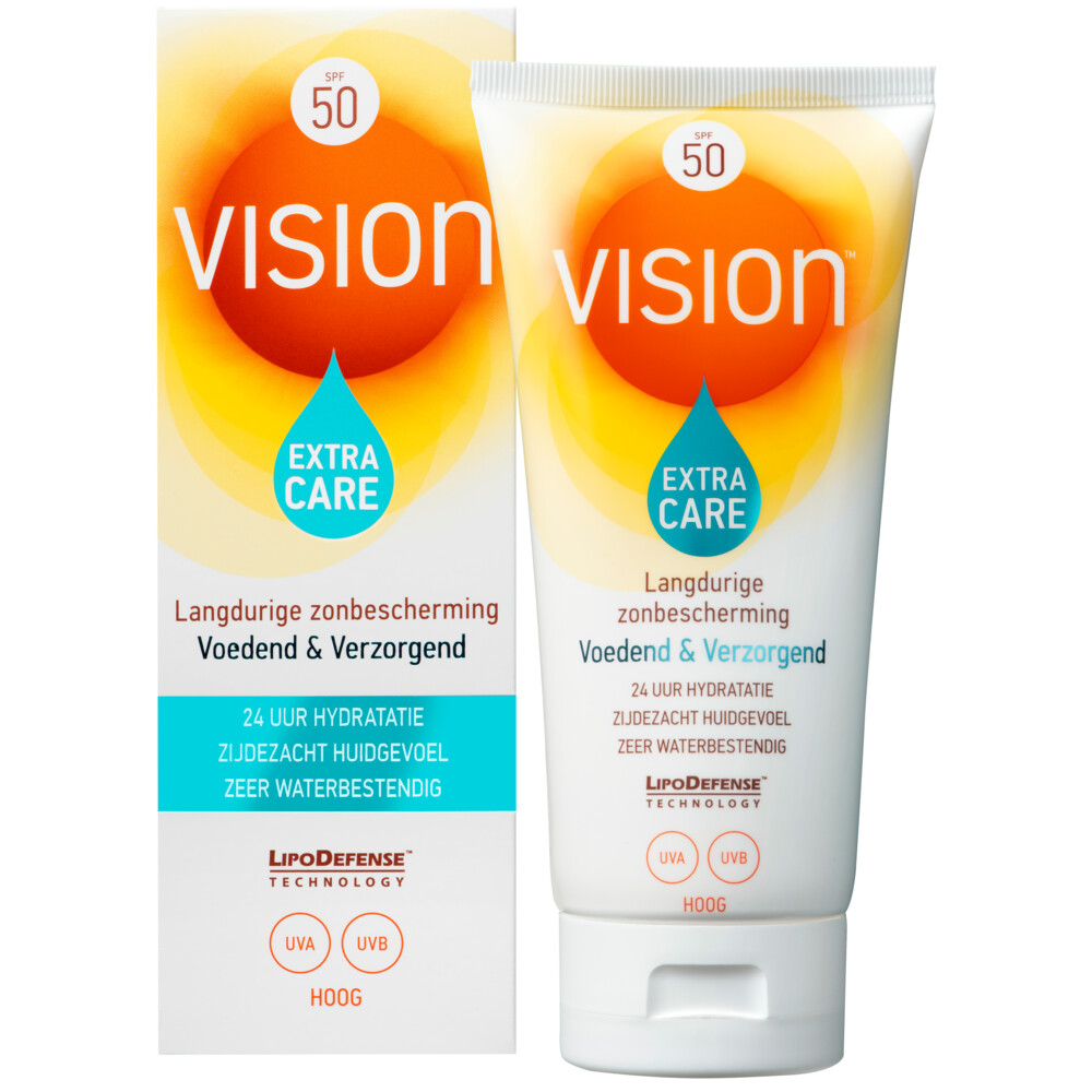 Vision Zonnebrand Crème Extra Care SPF 50185 ml