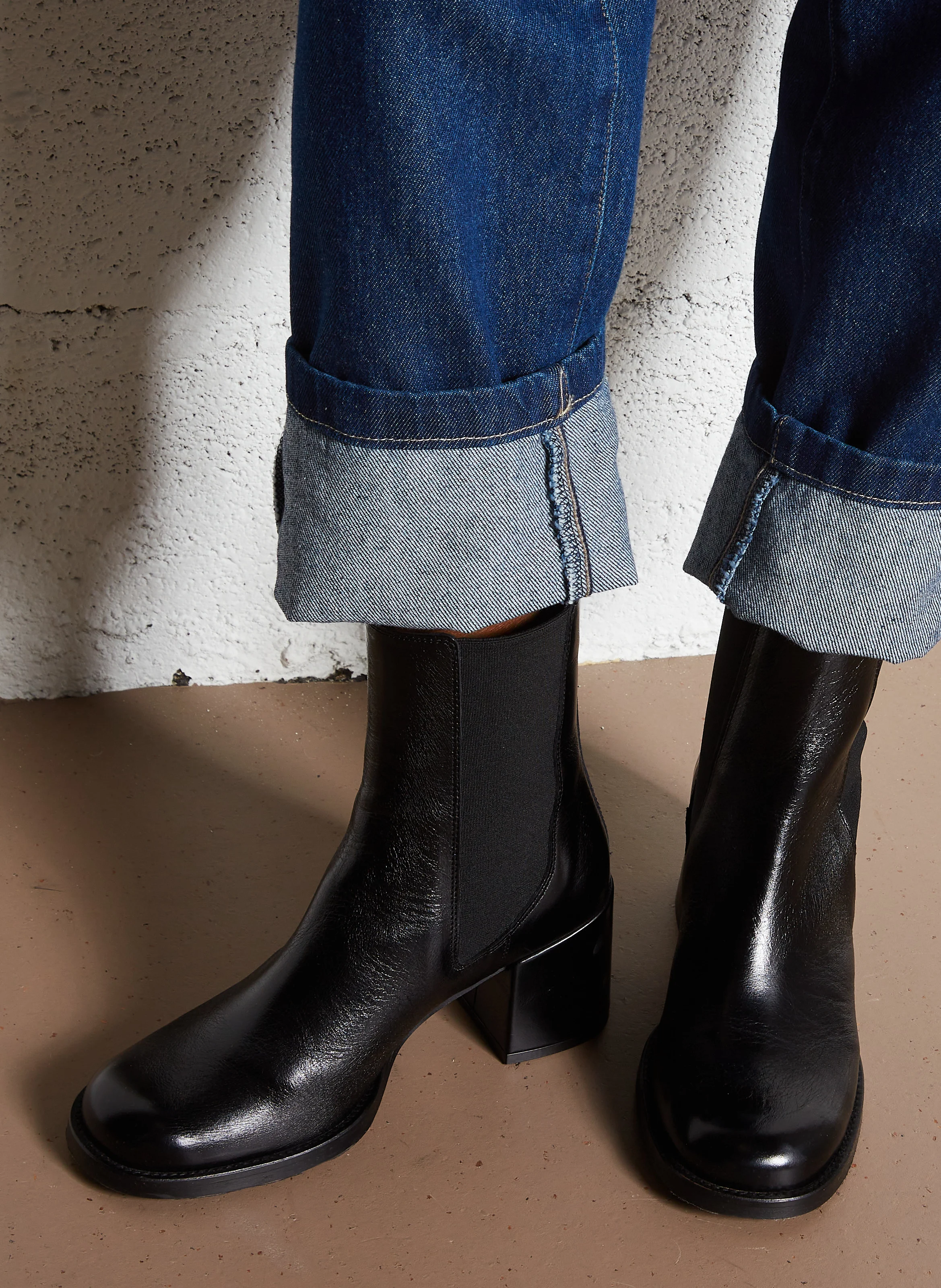 BIENVUE - Bottines en cuir | Noir