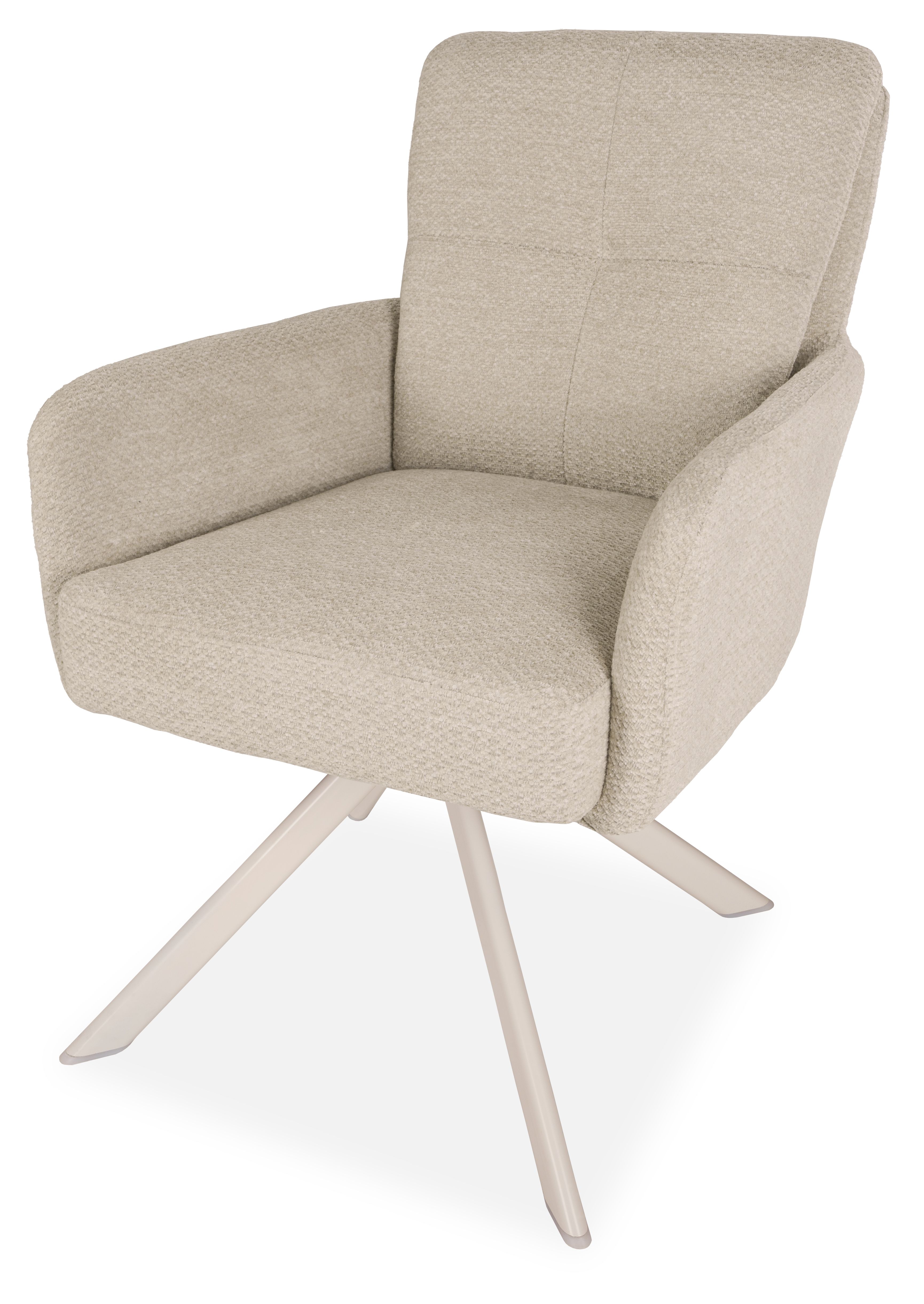 Eetkamerstoel Retro Bliss Natural Jari B60 x D69 x H86 cm