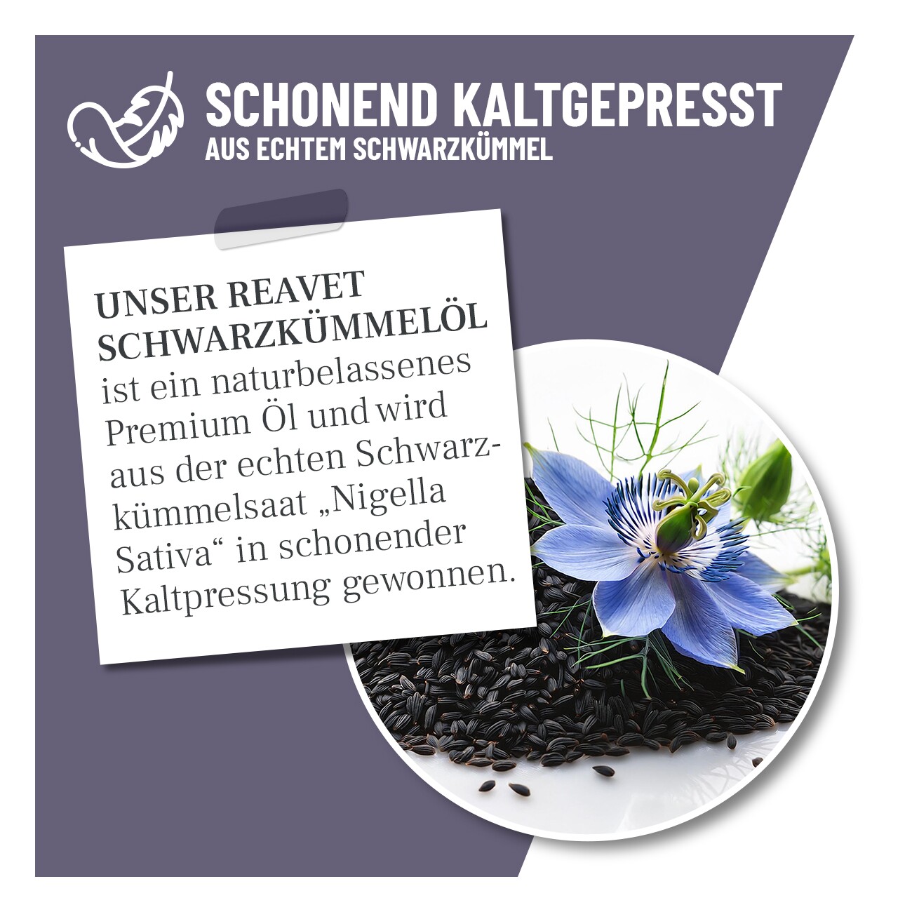 REAVET Schwarzkümmelöl 500ml