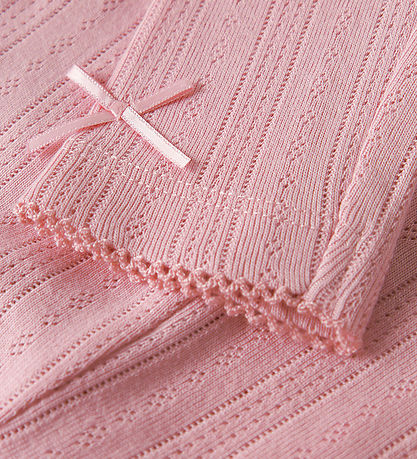 Name It Leggings - NbfHappy - Cameo Pink m. Lochmuster