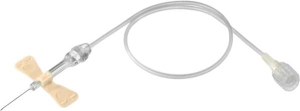 VENOFIX SAFETY 19G 1.1x19mm Schlauch 30cm gelb, 50 Stück