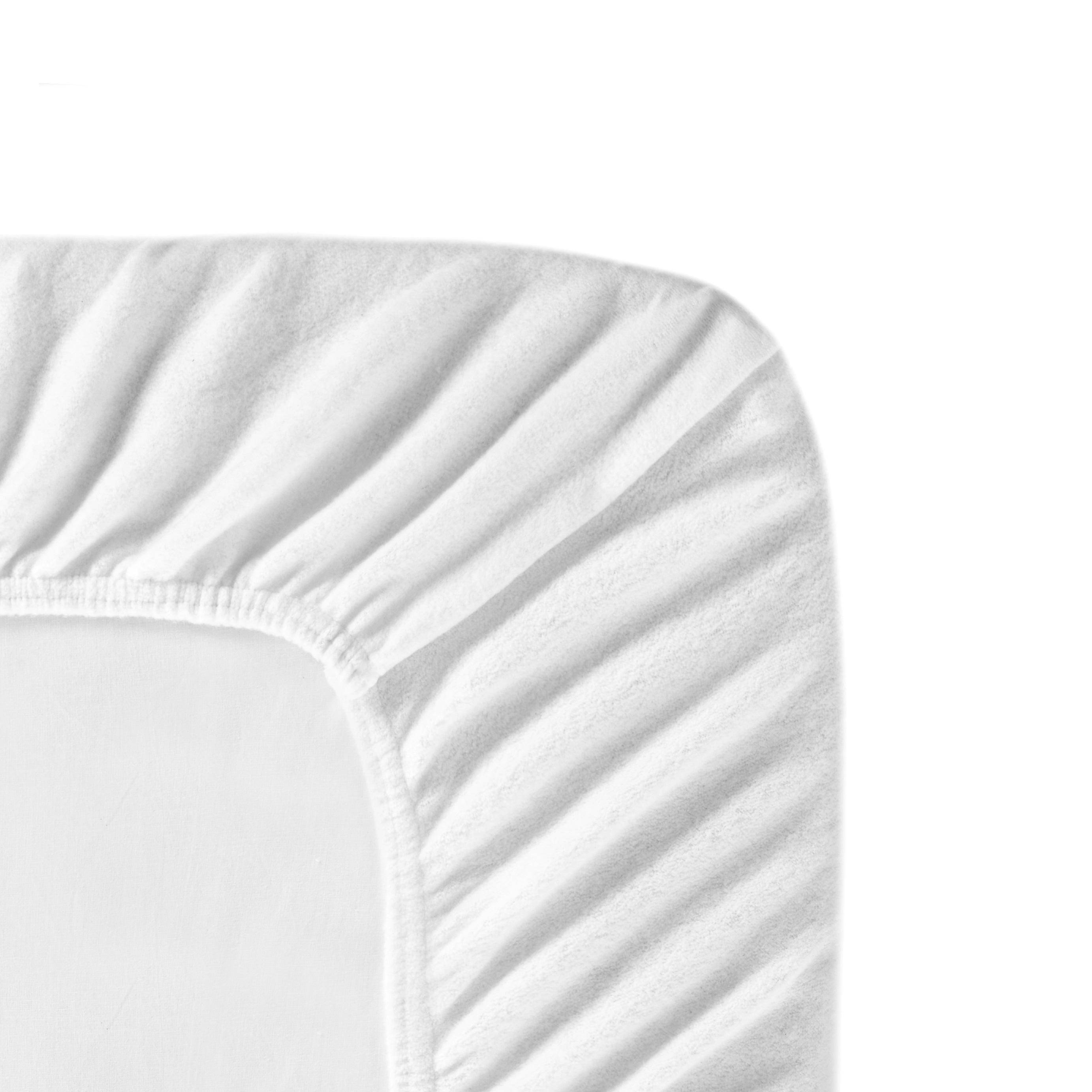 Cinderella molton hoeslaken (tot 25 cm matras) wit