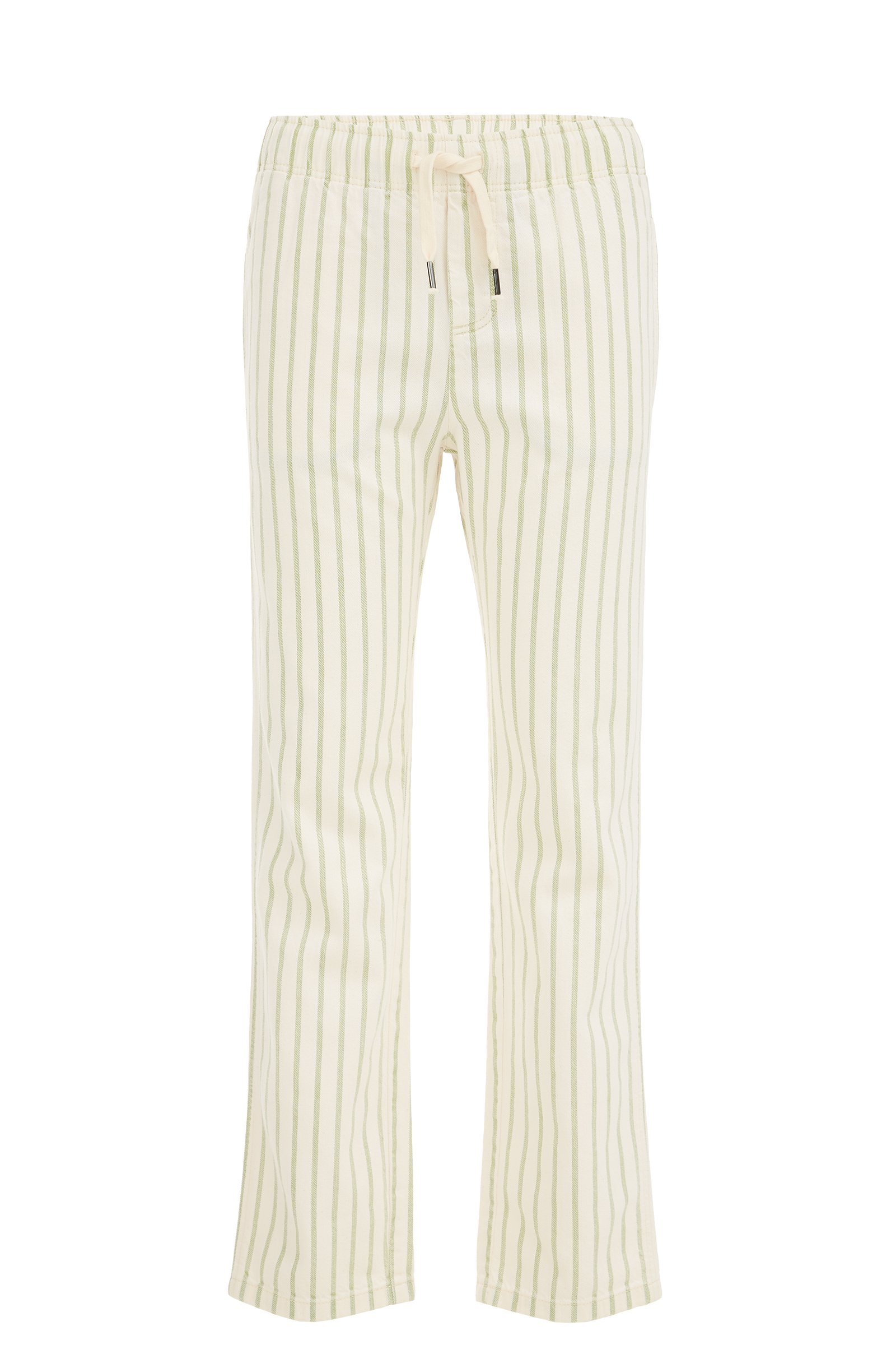 Jongens chino met dessin WE Fashion Gebroken wit