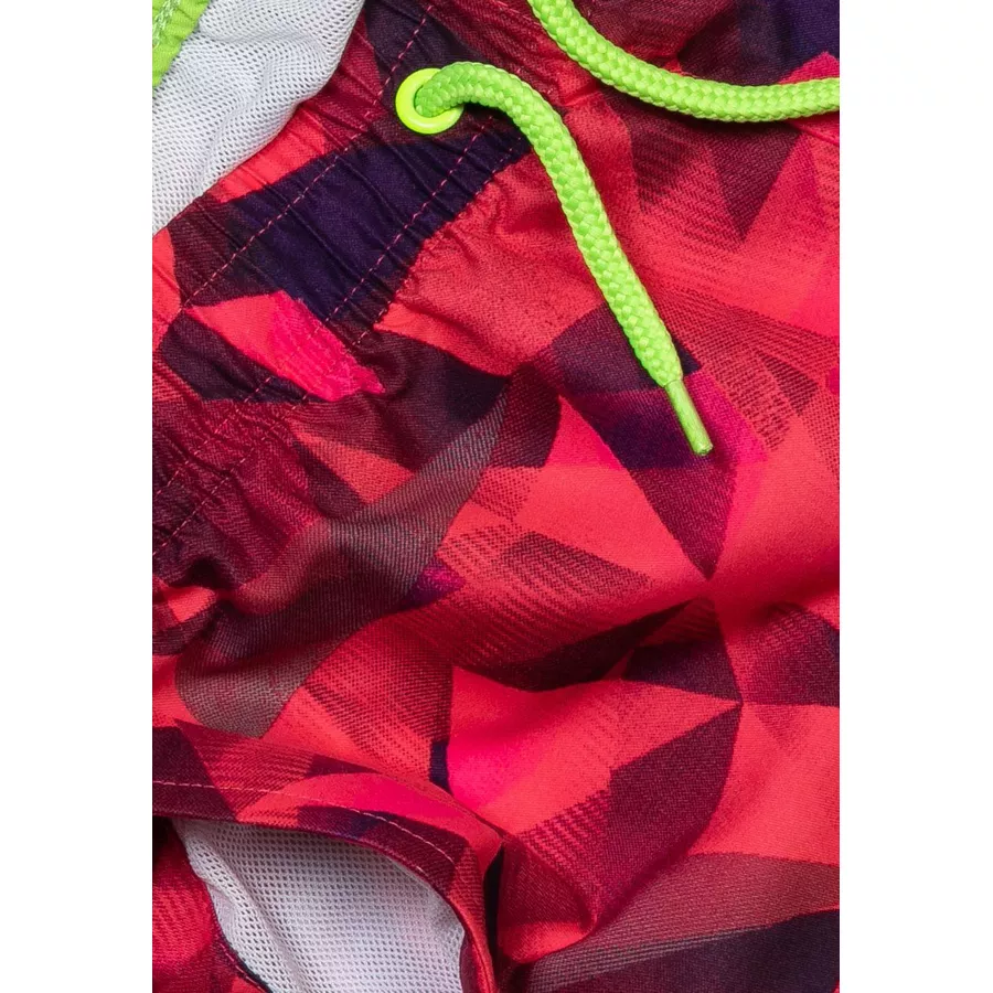 MINOTI Gemusterte Shorts Rot