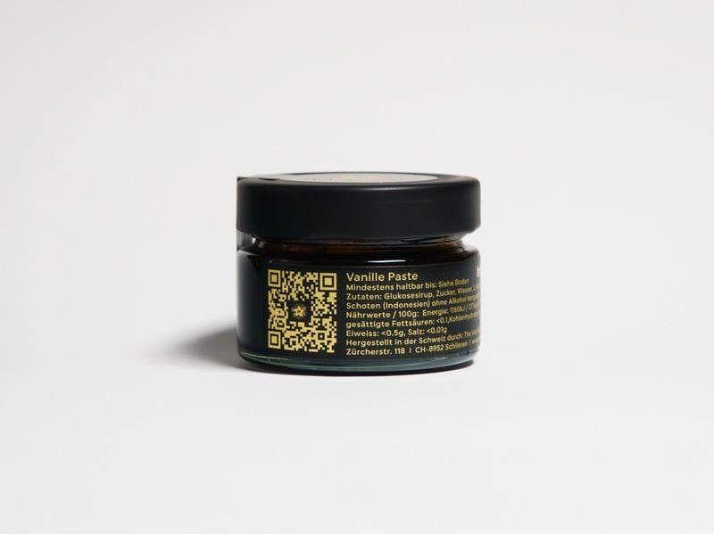 The Vanilla Vanille Paste ohne Alkohol 100g Vanille-Paste handgepflückt und fermentiert