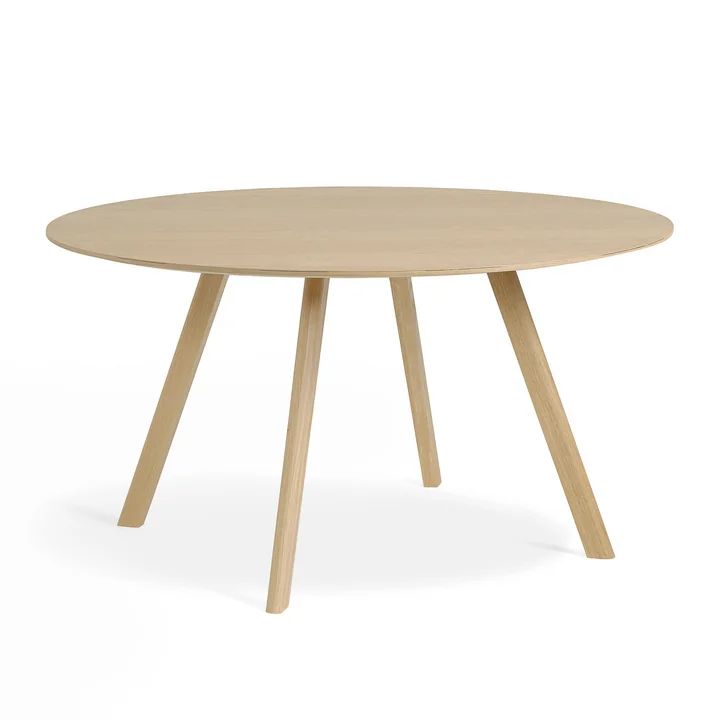 HAY - Copenhague CPH25 2.0 Tisch Ø 140 cm, Eiche lackiert