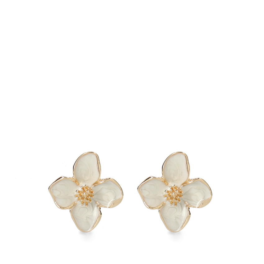 Gele bloemen oorbellen
