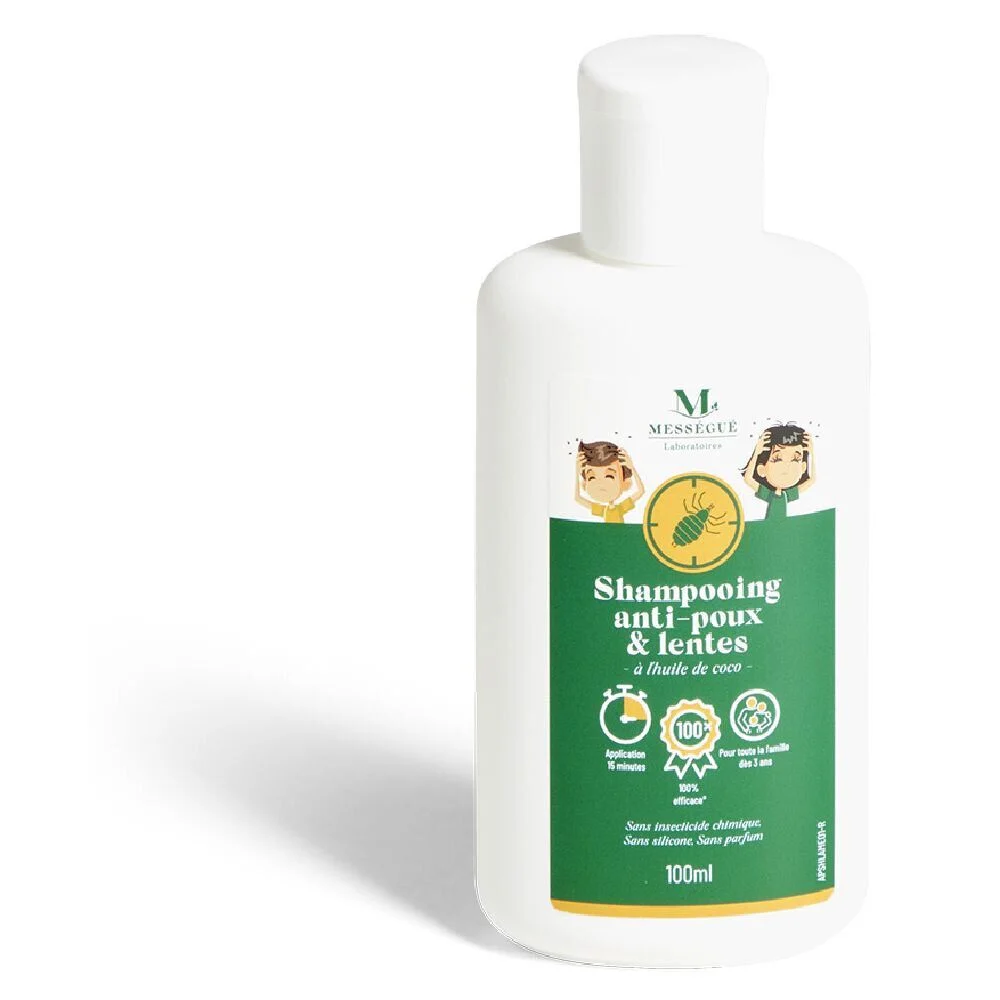 Shampoing Anti-poux et Lente à l'huile de coco 100ml