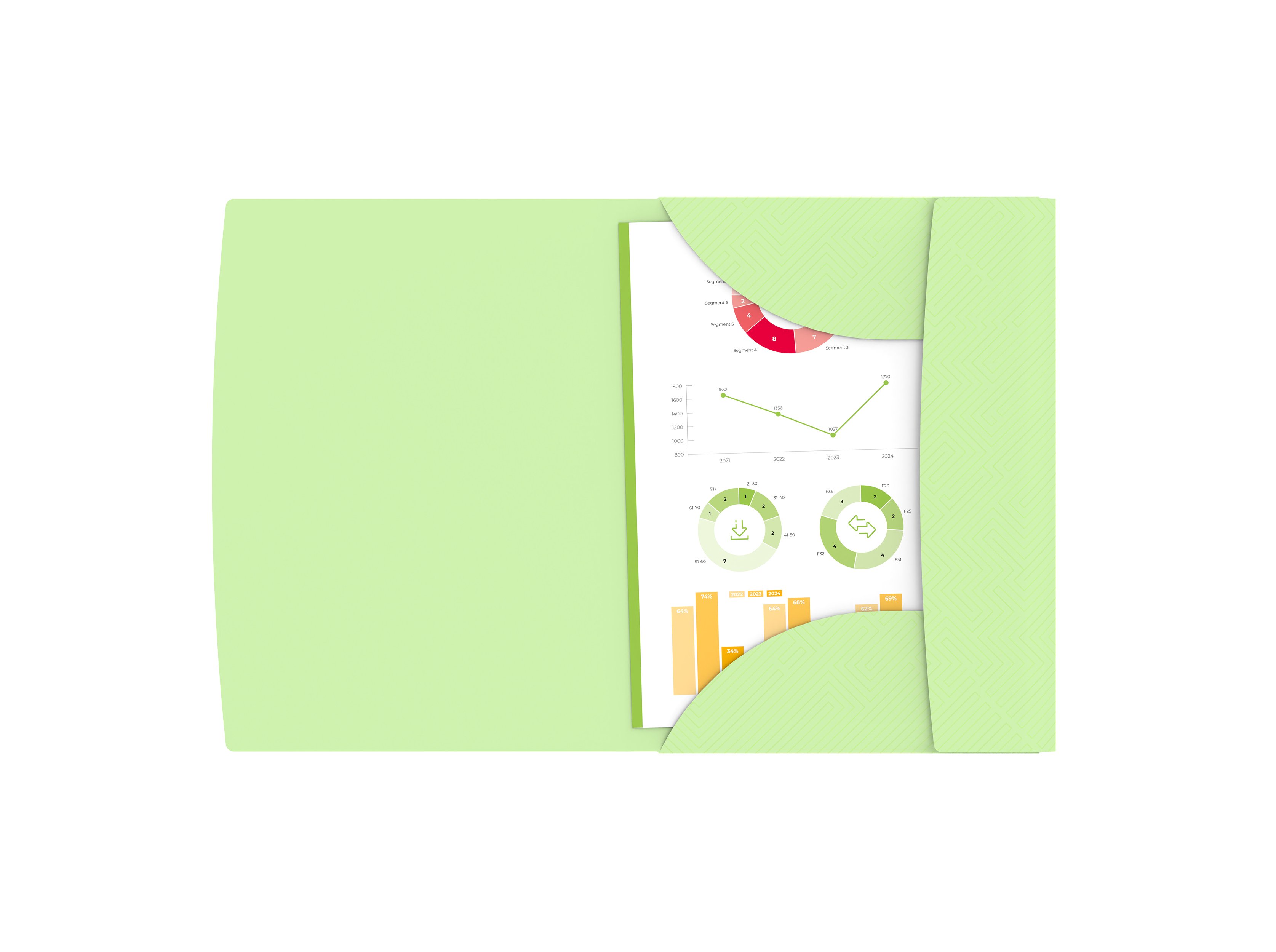 CAPA DE ELÁSTICOS A4 URBAN OXFORD PASTEL CORES SORTIDAS
