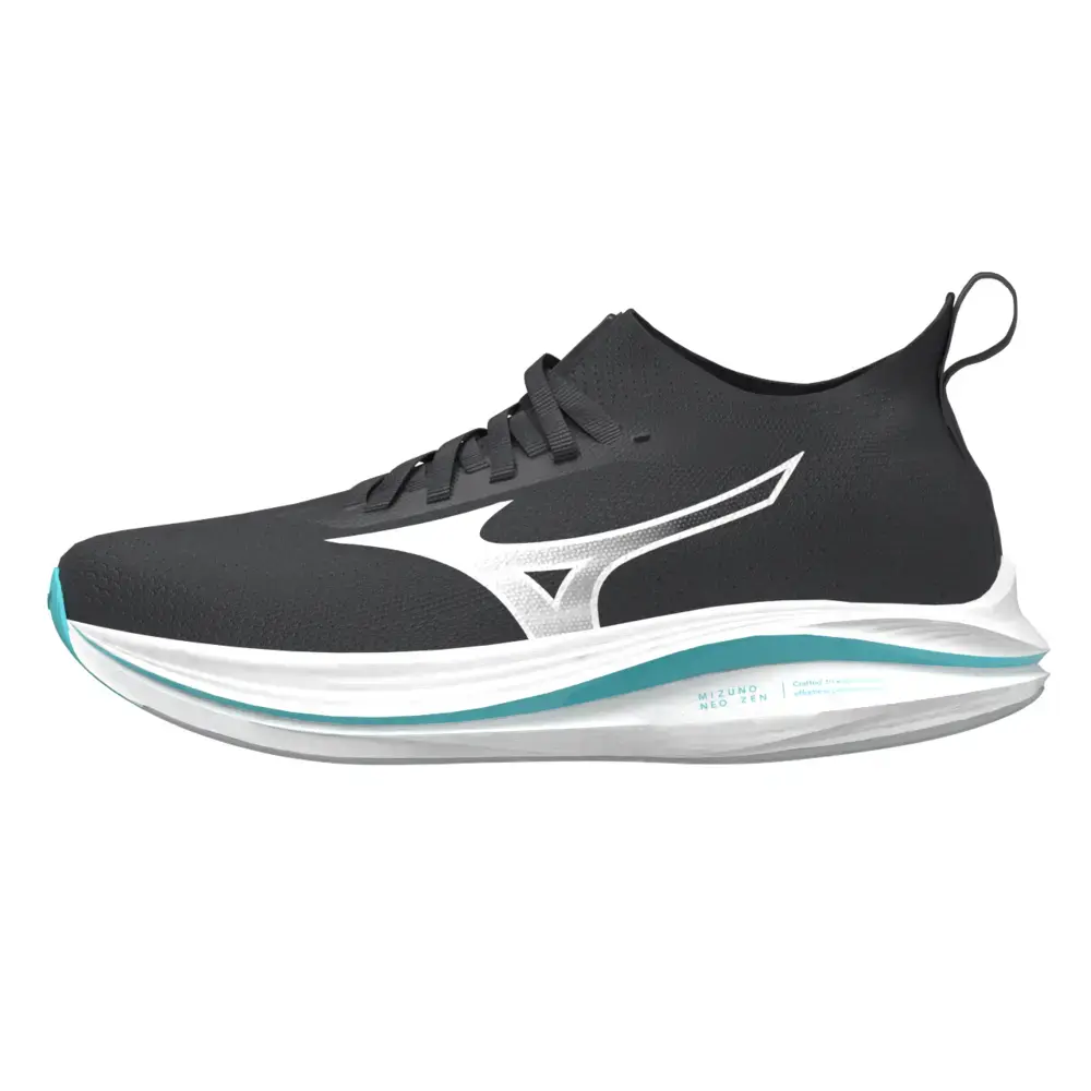 Mizuno Neo Zen WOS Hardloopschoenen Zwart/Wit/Blauw Dames