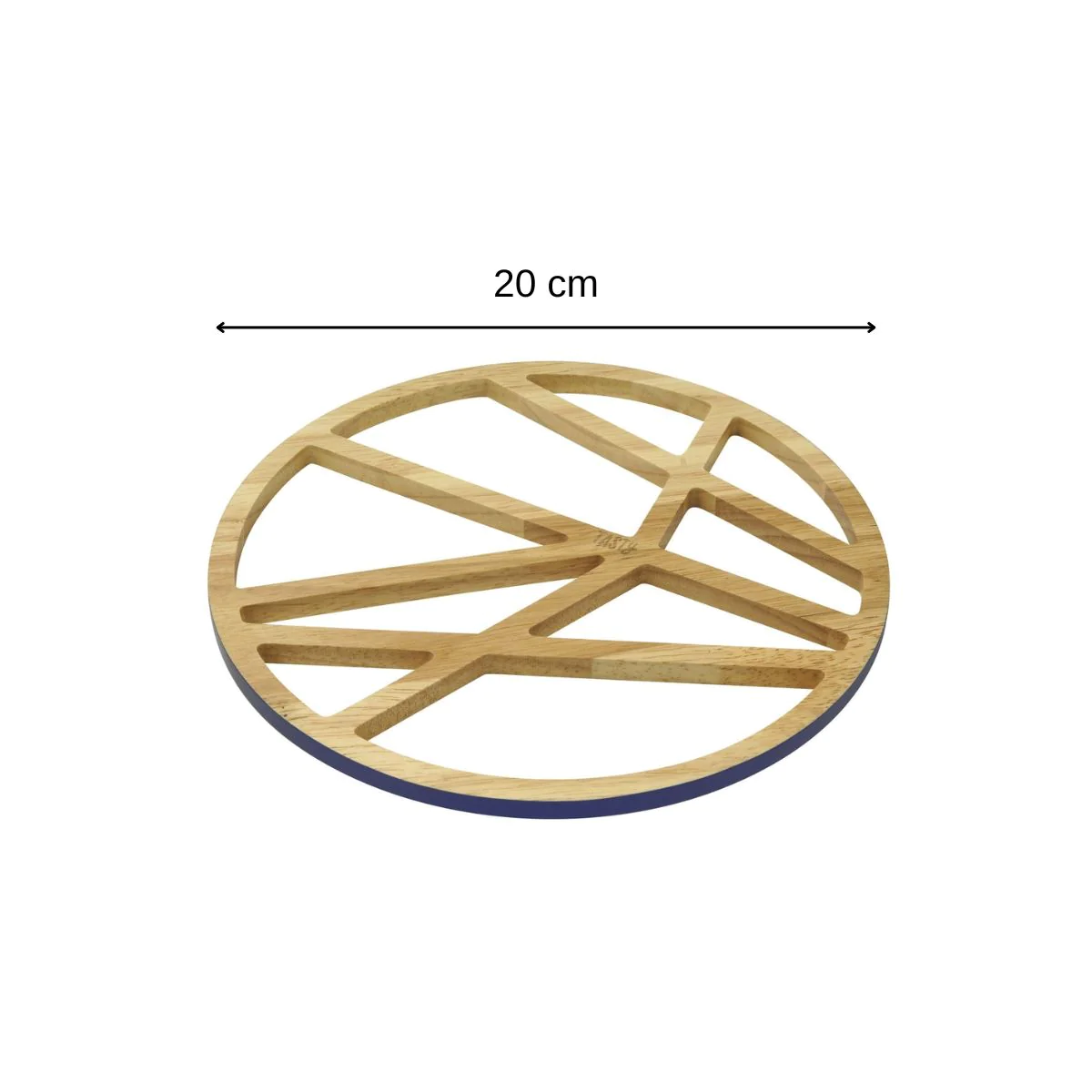 Dessous de plat rond en bois Green Tasty