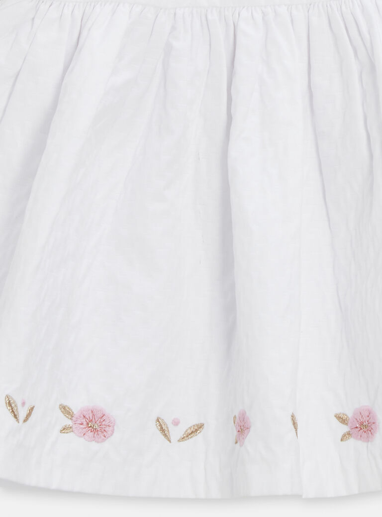 Robe de cérémonie écrue pour bébé fille