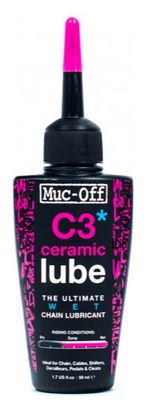 MUC-OFF Lubrifiant Pour Conditions Humides C3 CERAMIC Wet Lube 50 ml