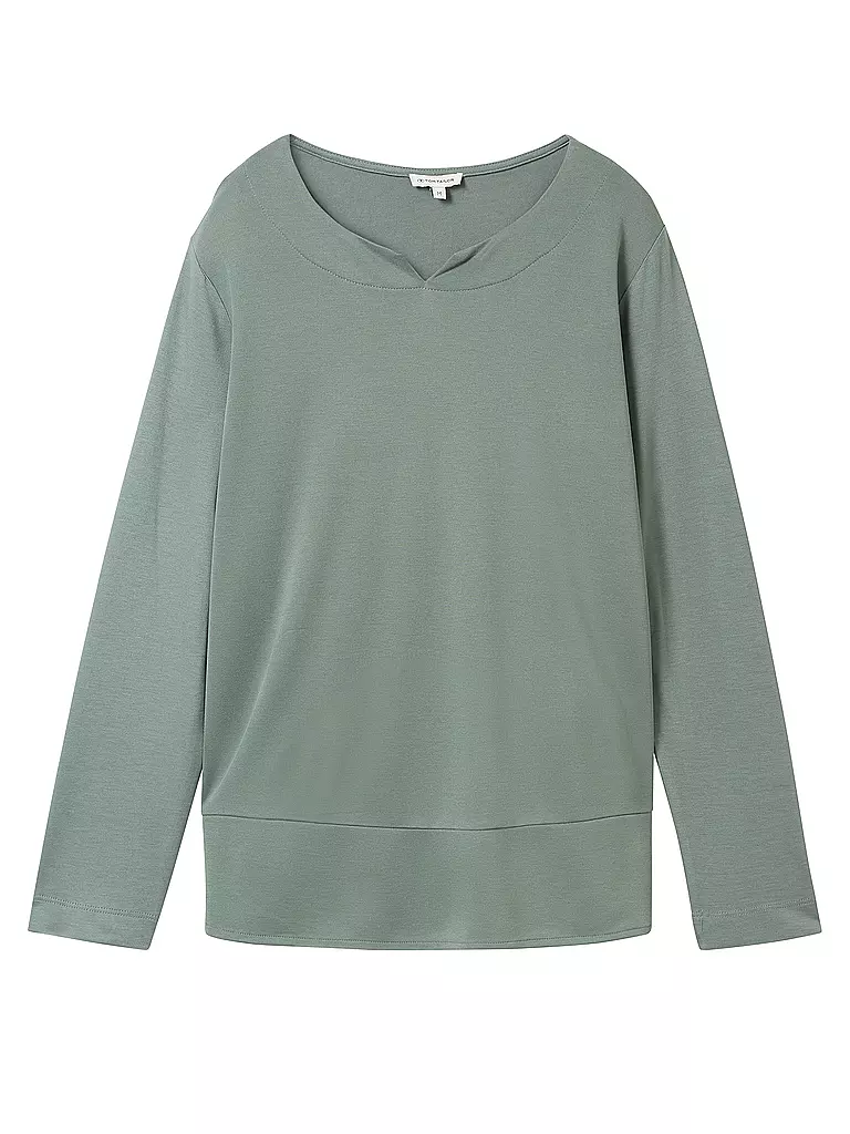 TOM TAILOR Langarmshirt grün
