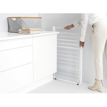 Brabantia HangOn Droogrek - 25 m - Inklapbaar wasrek - White