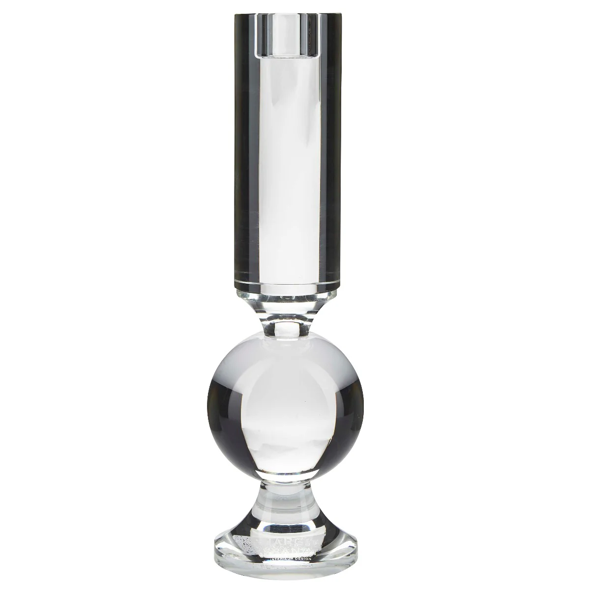 Margit Brandt  Sirene lysestage, klar - H: 30,5 cm.