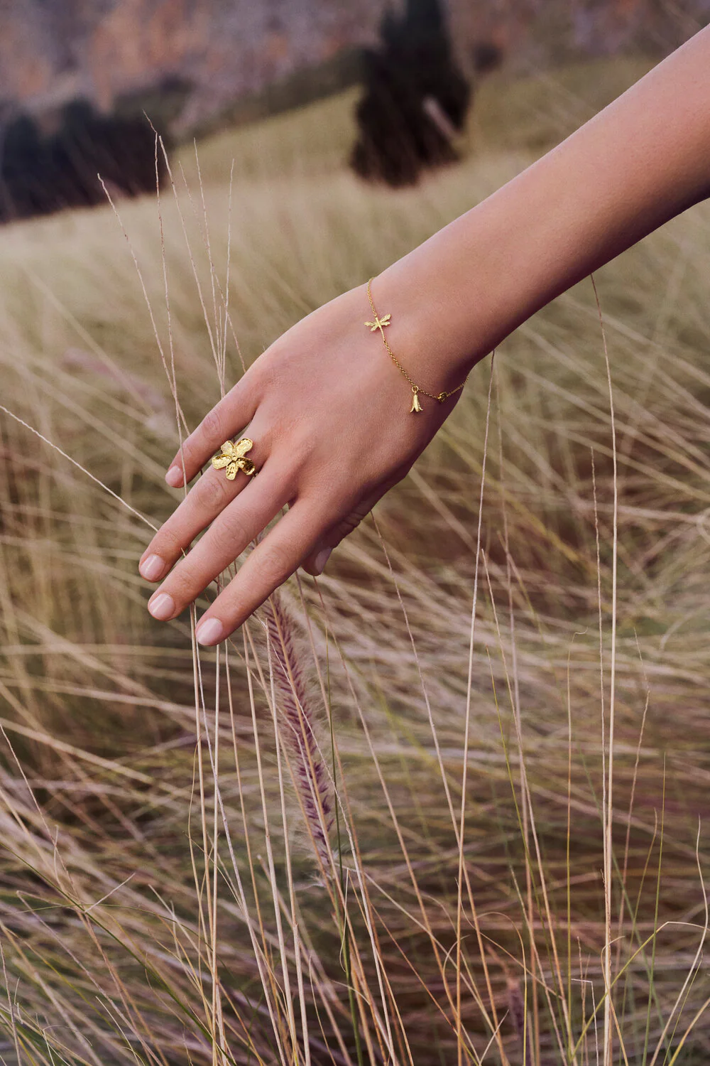Maanesten  Mirabelle armbånd - forgyldt