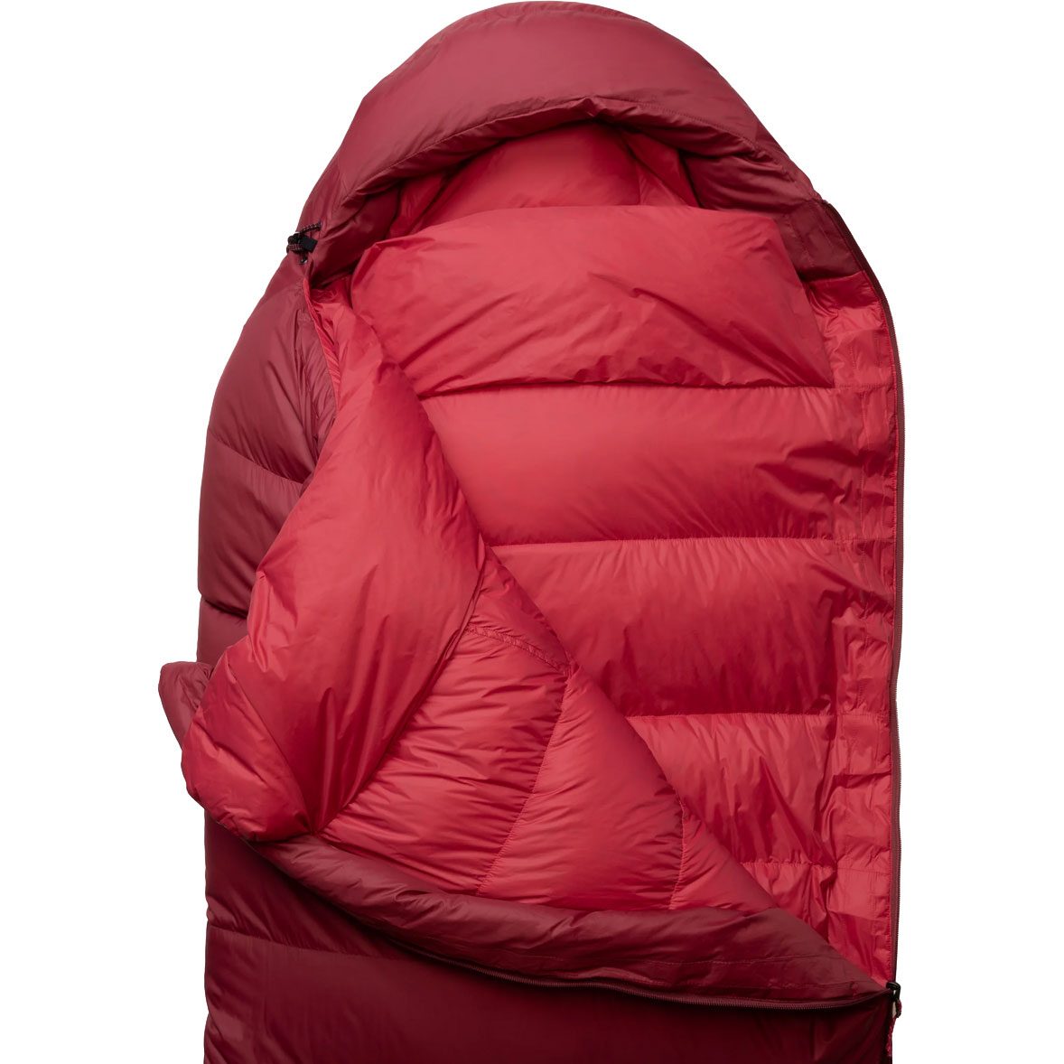 Mountain Equipment Olympus 650 Wmns Regular Daunenschlafsack rhubarb