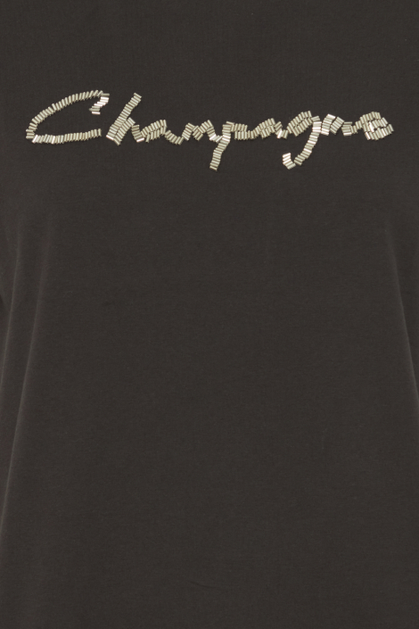 Ichi zwarte dames t-shirt