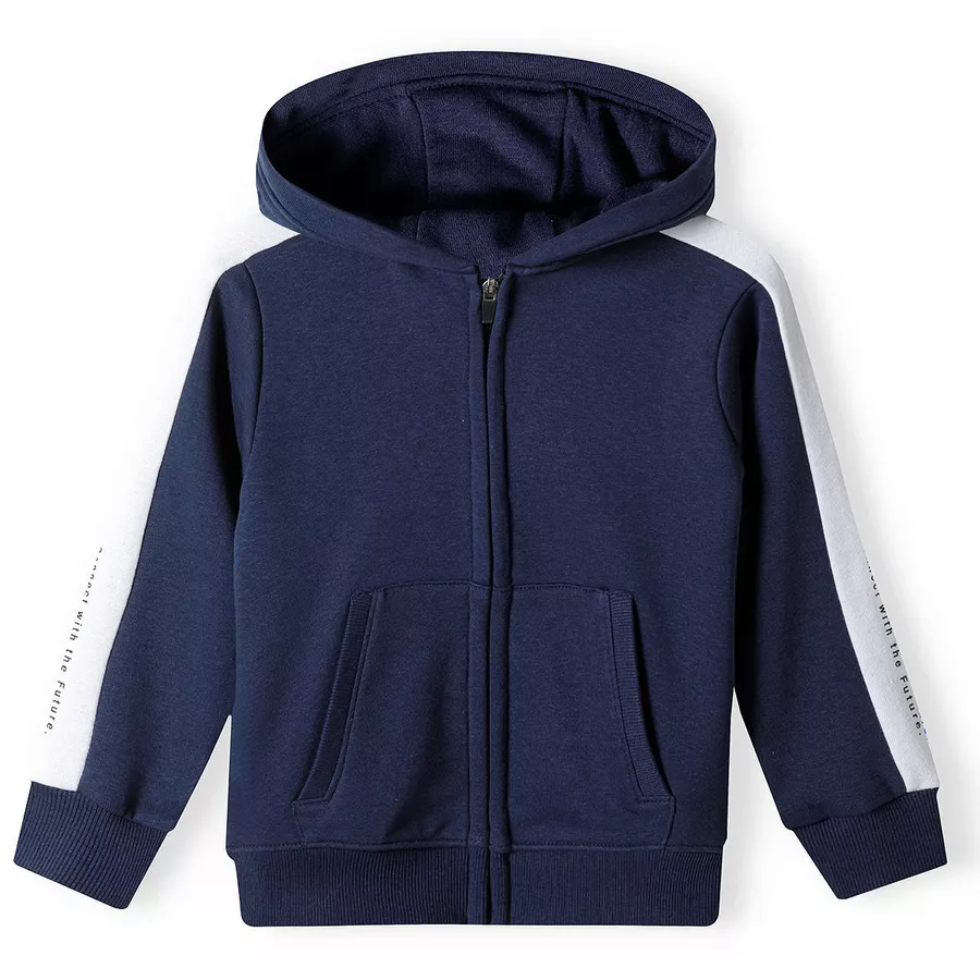 MINOTI Hoodie mit Zipper Dunkelblau