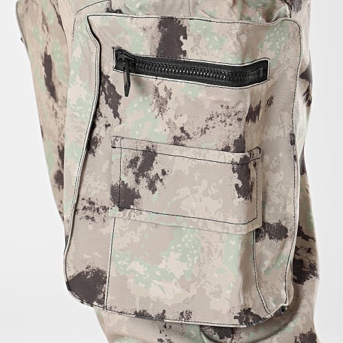 Pantalon Cargo Beige Camouflage