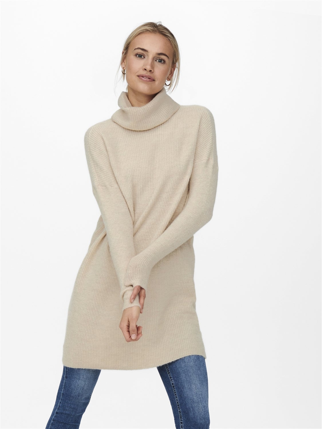 ONLJANA Langes Kleid Whitecap Gray