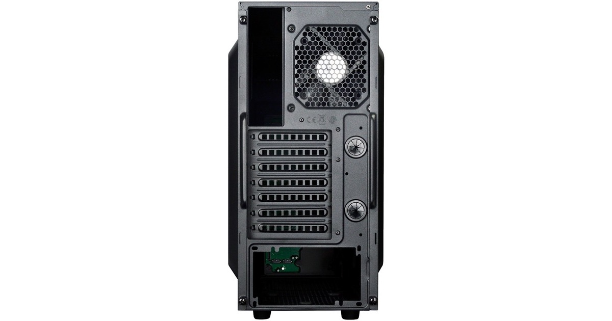 SilverStoneSST-CS380 V2 midi tower behuizing  (Zwart | 2x USB-A)