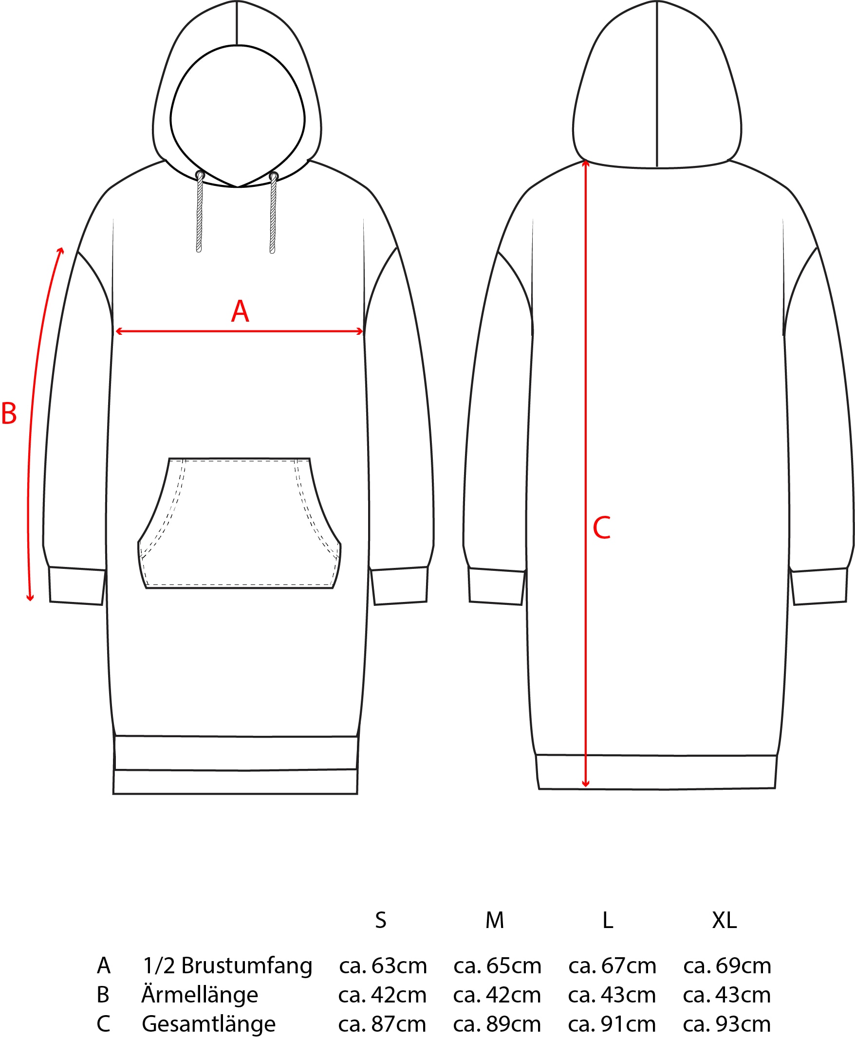 Zwillingsherz Sweatkleid »