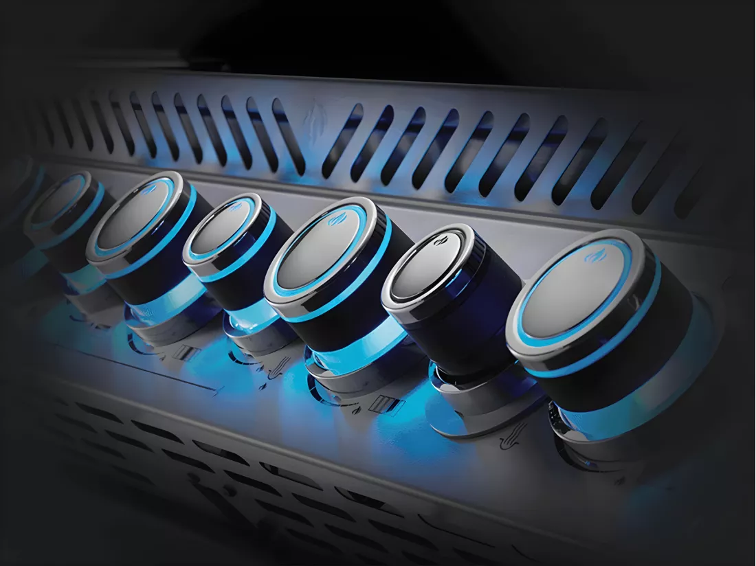Barbecue à gaz Prestige Pro 500 SIB inox 4 brûleurs + Sizzle Zone + brûleur arrière - Napoleon