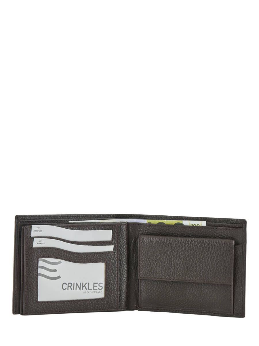 Portefeuille cuir CRINKLES